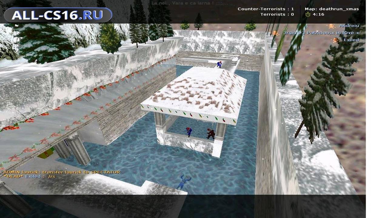 Карта «deathrun_xmas» для CS 1.6 для CS 1.6