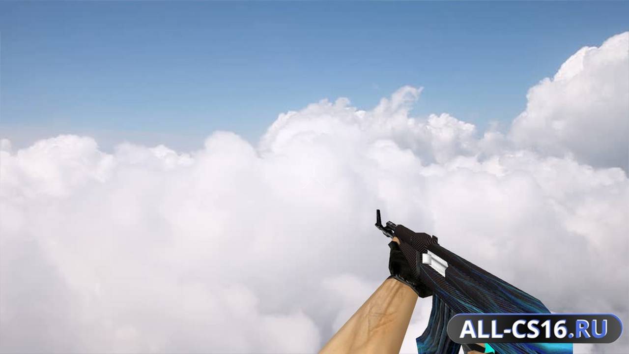 Модель оружия для CS 1.6 - AK-47 Default AK-47 Carbon Lines