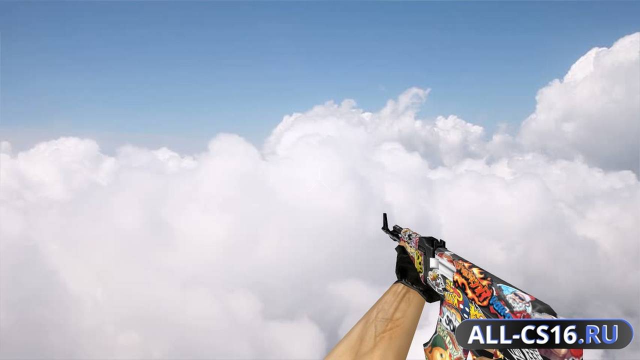 Модель оружия для CS 1.6 - AK-47 Default AK-47 Sticker