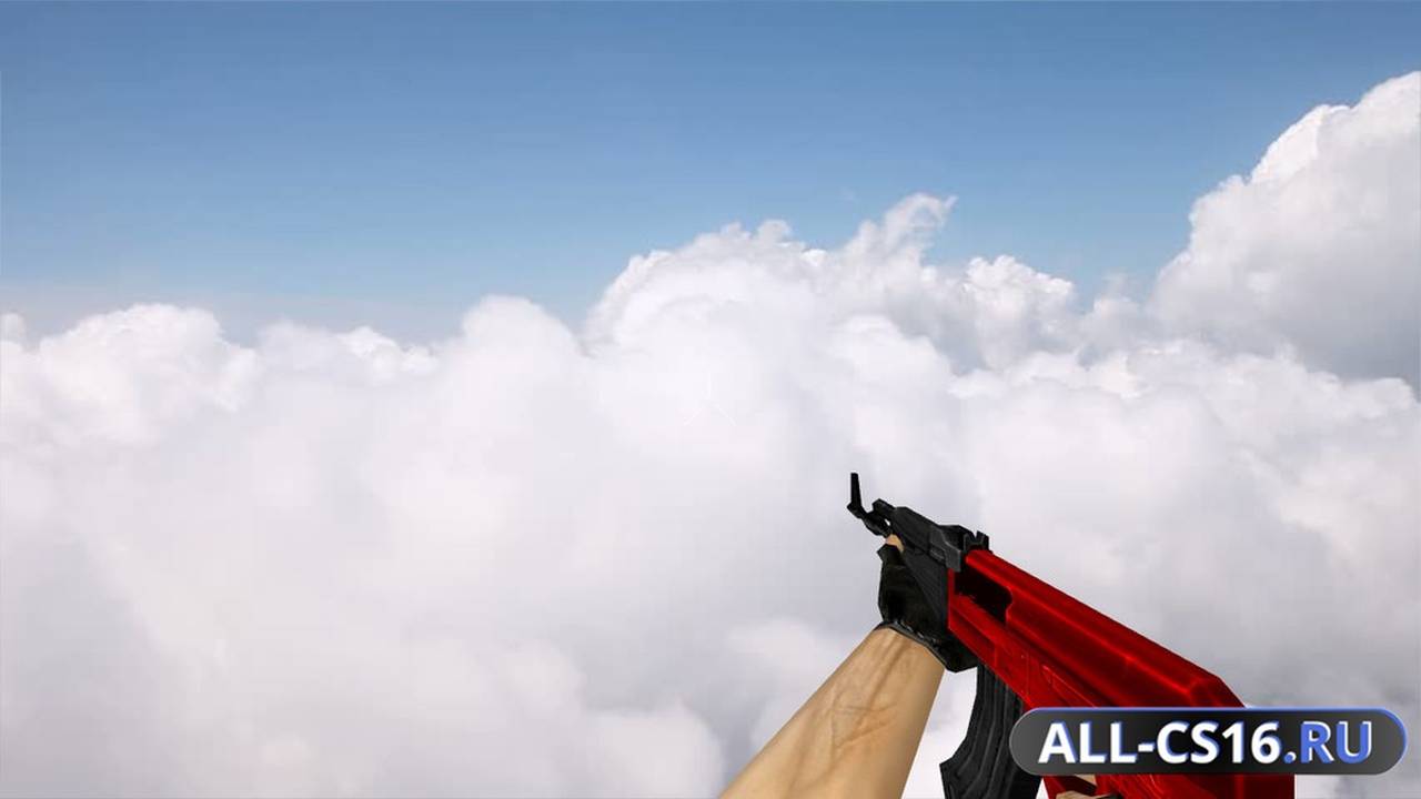 Модель оружия для CS 1.6 - AK-47 Default AK-47 Ultimate Red