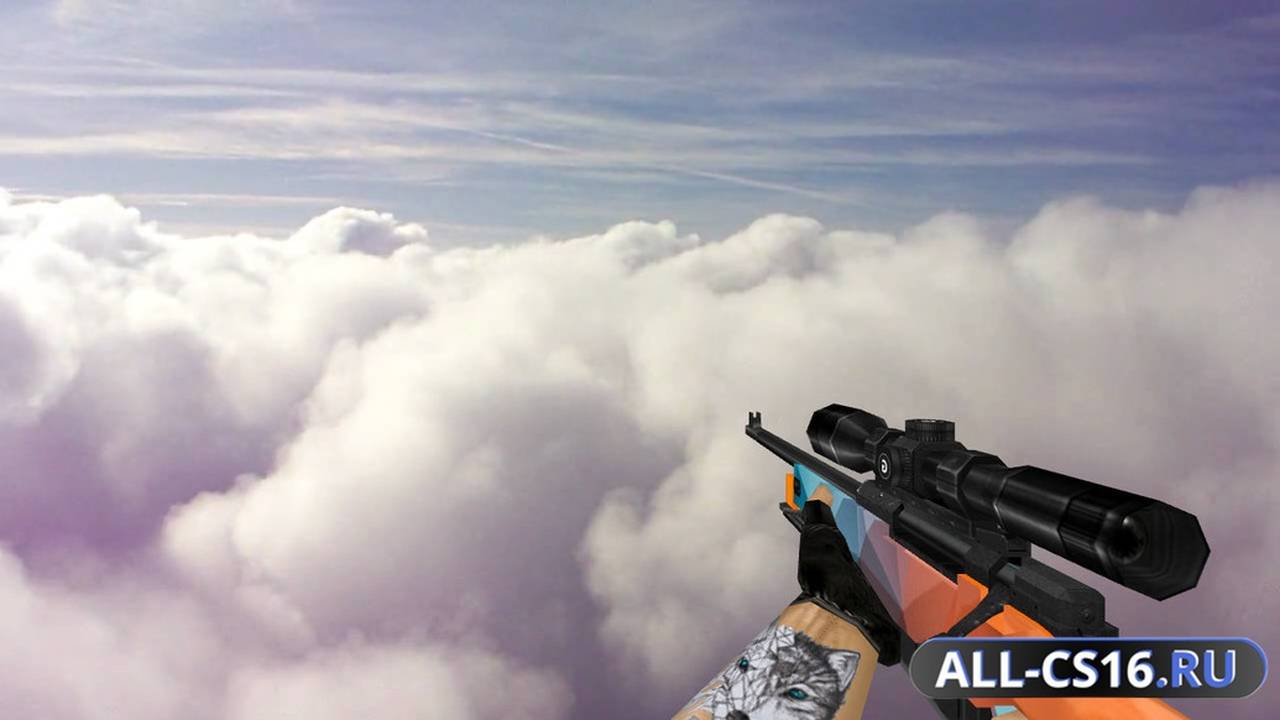Модель оружия для CS 1.6 - AWP Default AWP Colorway