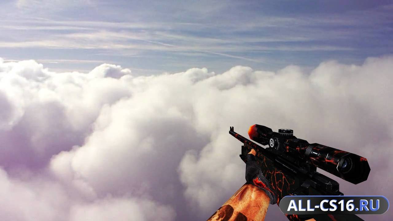 Модель оружия для CS 1.6 - AWP Default AWP Fire