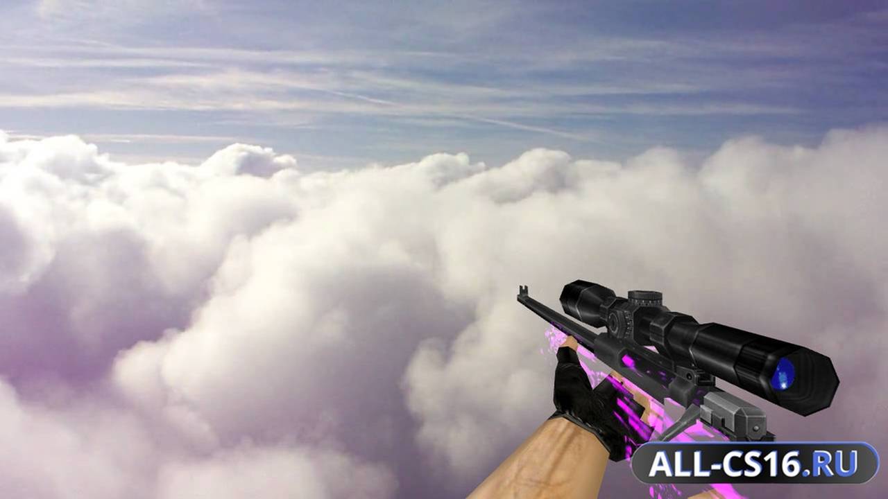 Модель оружия для CS 1.6 - AWP Default AWP Rave