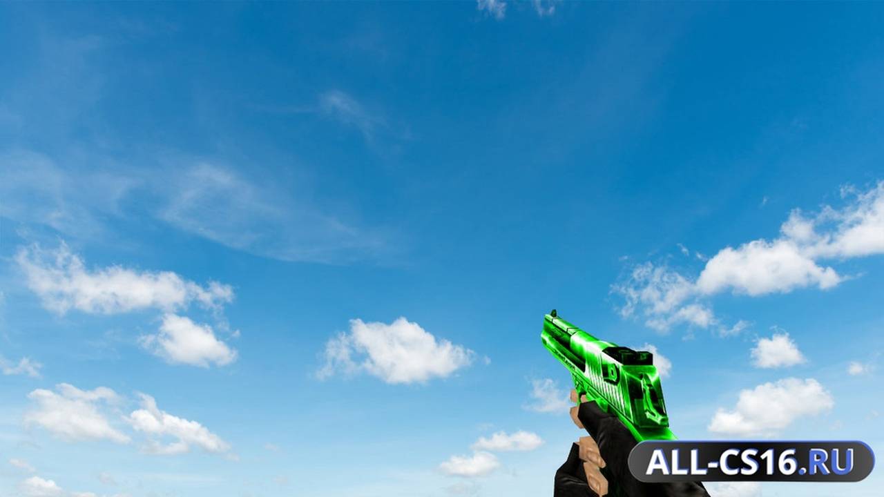 Модель оружия для CS 1.6 - Deagle Default Deagle Green