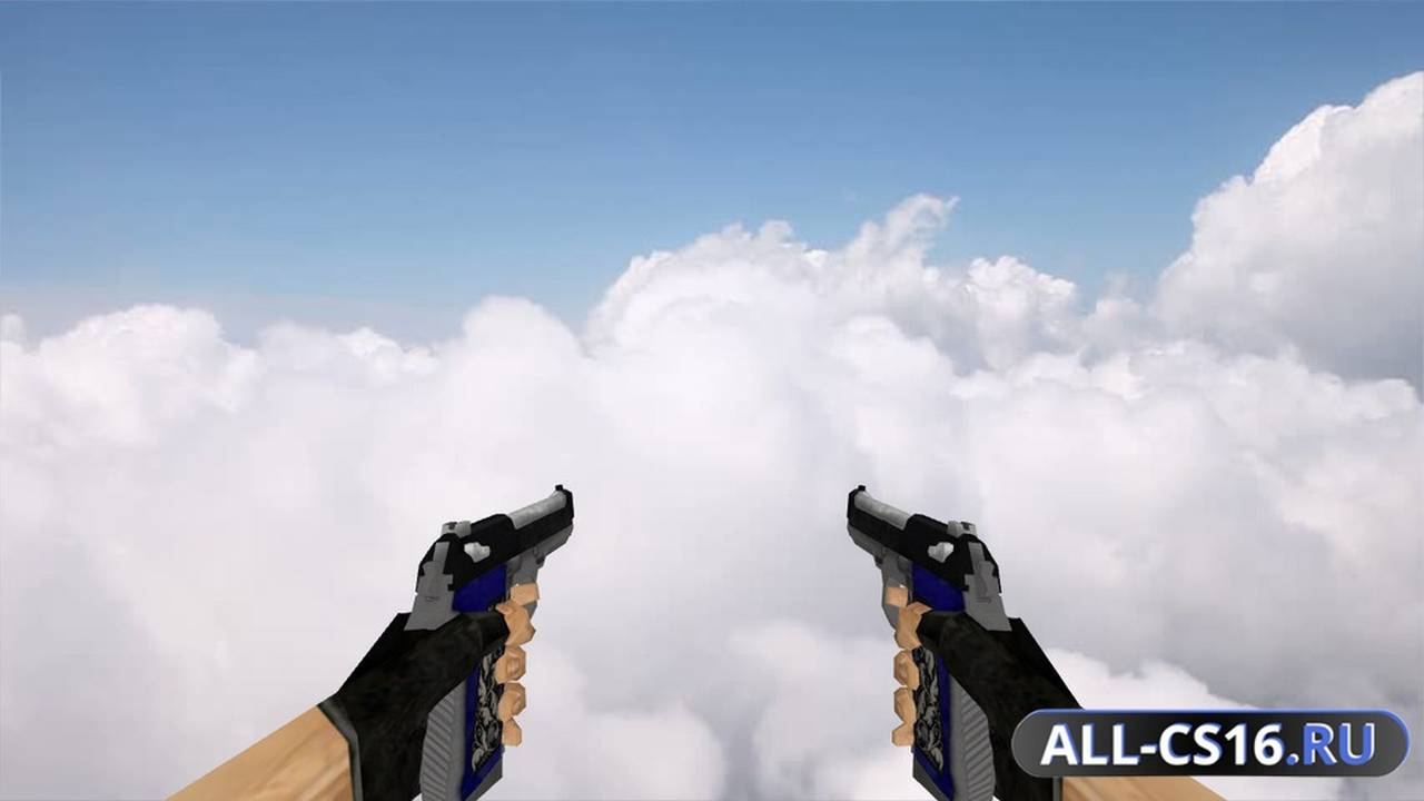 Модель оружия для CS 1.6 - Dual-Elites Dual Elites Дуэлист