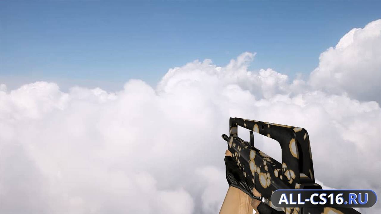 Модель оружия для CS 1.6 - Famas Default Famas PaintBall
