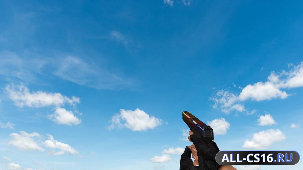 Модель оружия для CS 1.6 - Glock Стандартный Glock Градиент