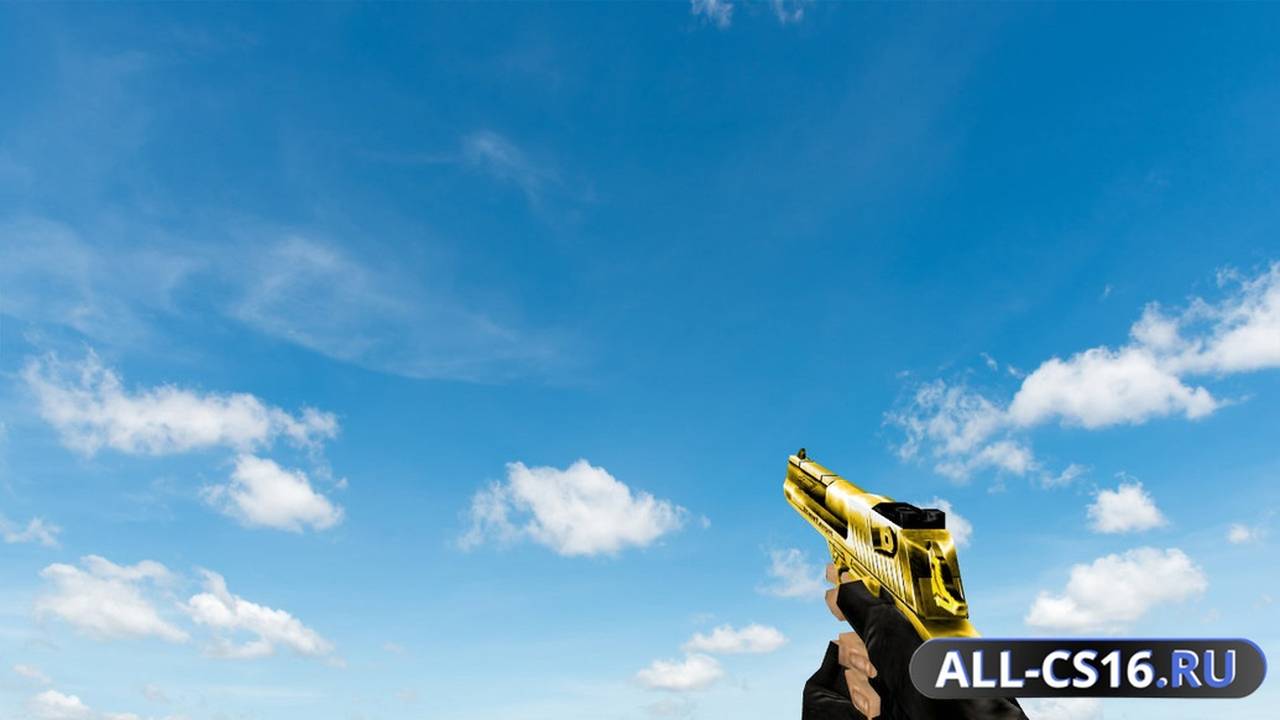 Модель оружия для CS 1.6 - Deagle Default Golden Deagle