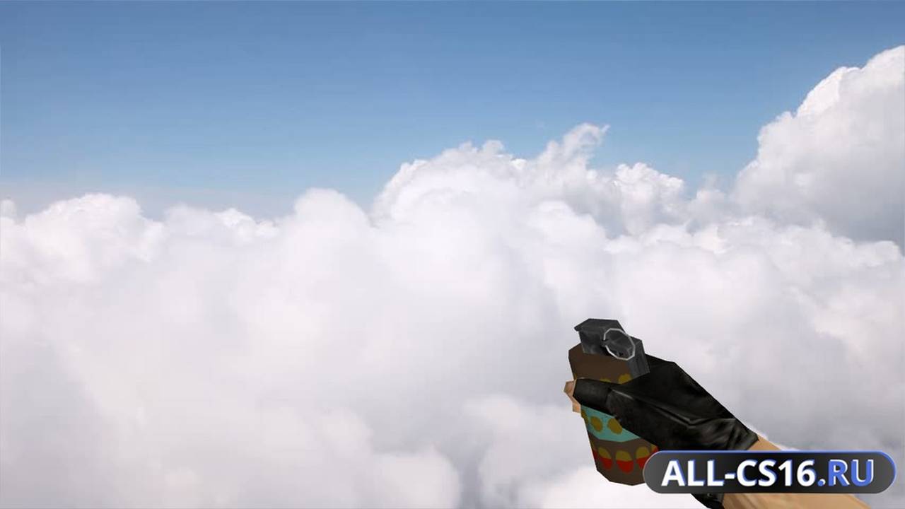 Модель оружия для CS 1.6 - Default Grenades CSGO Textures