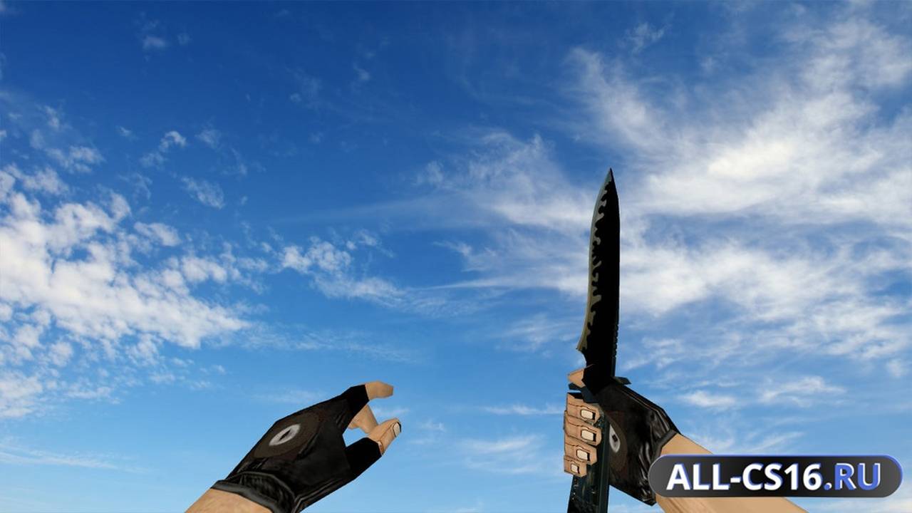 Модель оружия для CS 1.6 - Default Knife Black