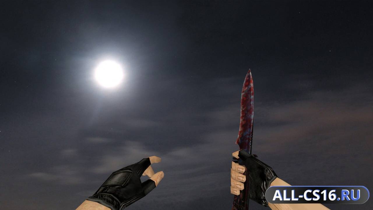 Модель оружия для CS 1.6 - Default Knife Bloody