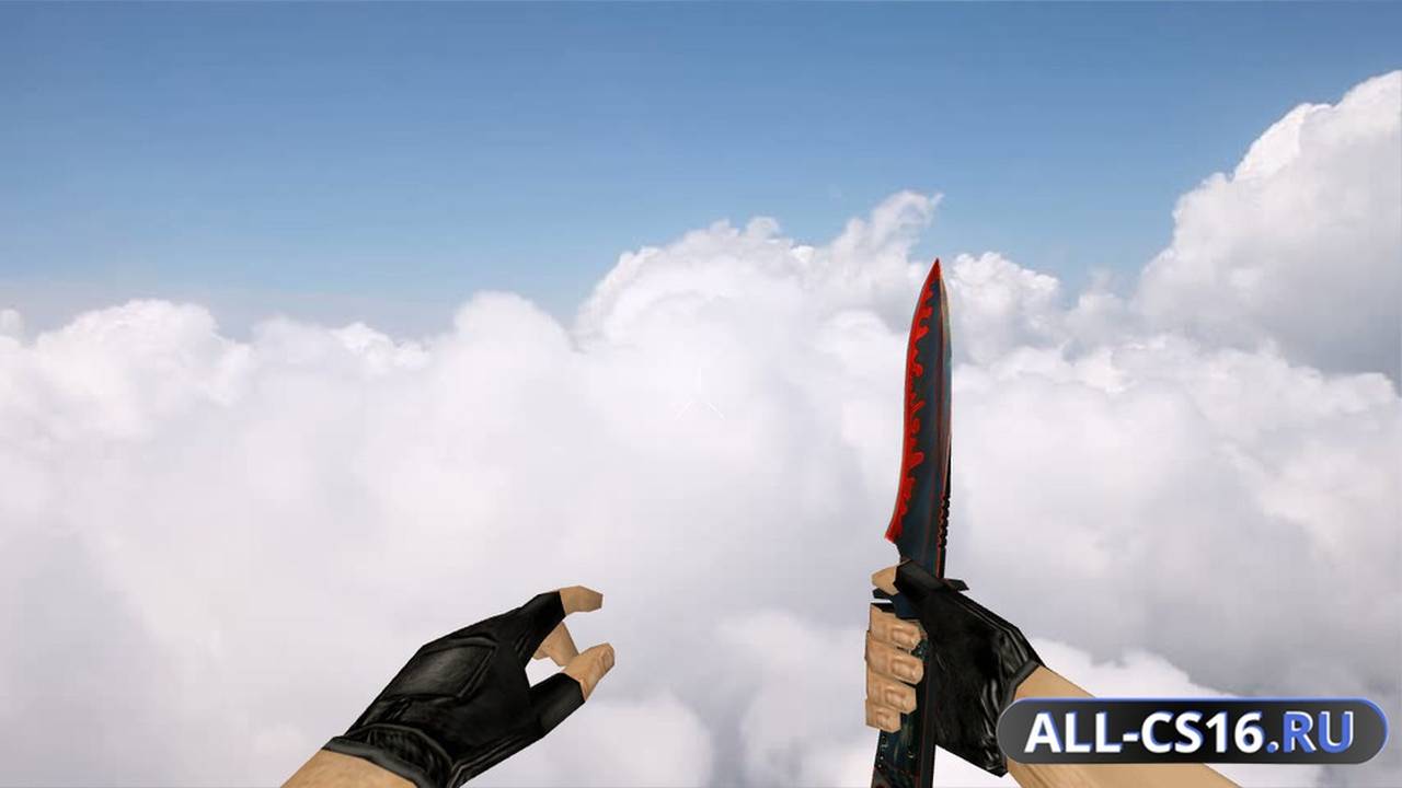 Модель оружия для CS 1.6 - Default Knife Redshine