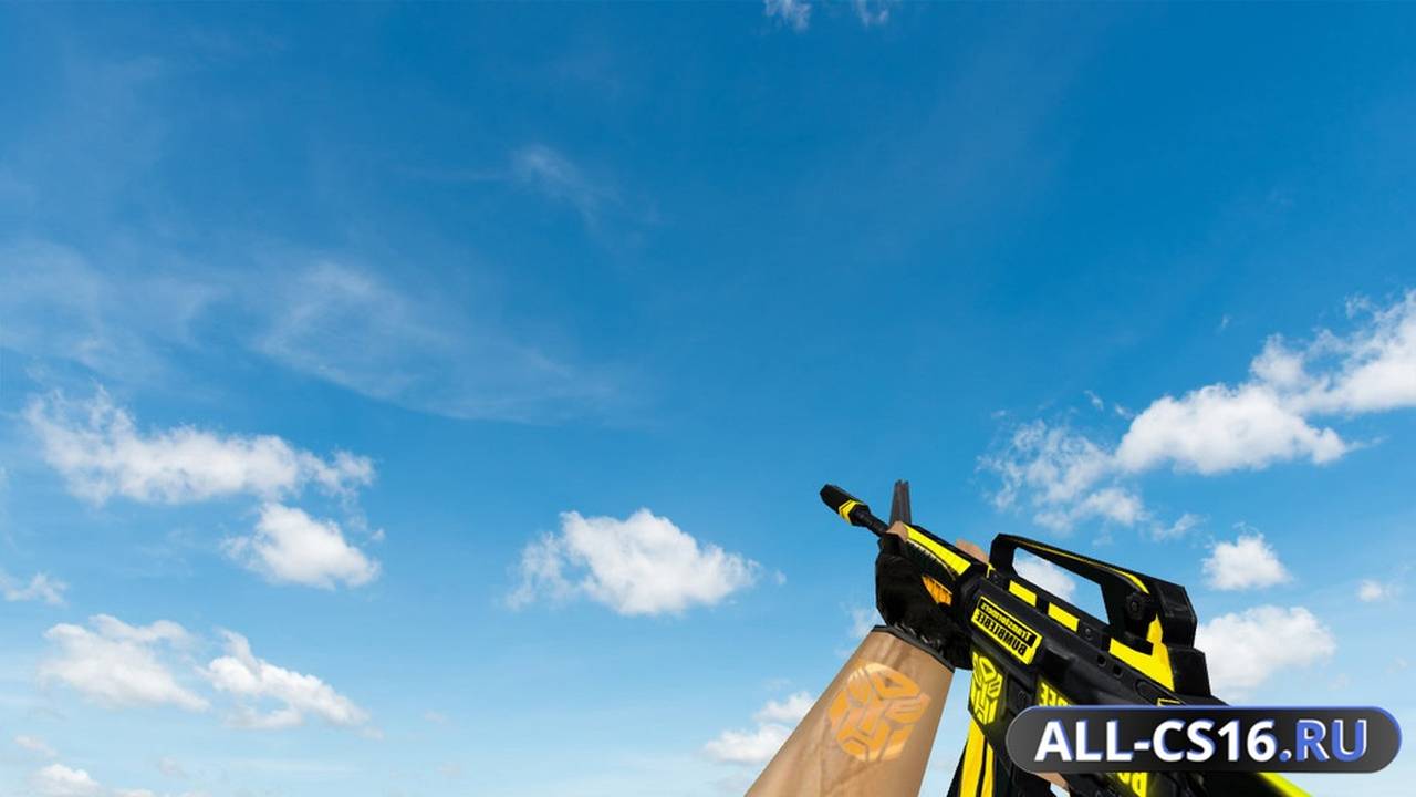 Модель оружия для CS 1.6 - M4A1 Default M4A1 BUMBLEBEE