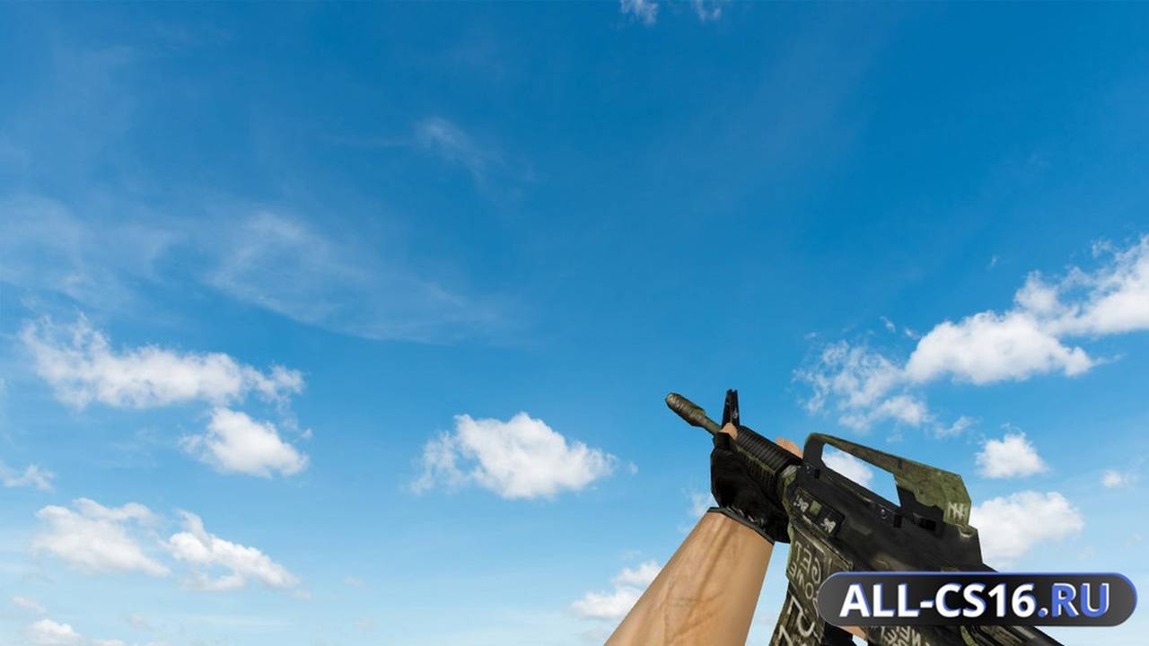 Модель оружия для CS 1.6 - M4A1 Default M4A1 | Взгляд в прошлое