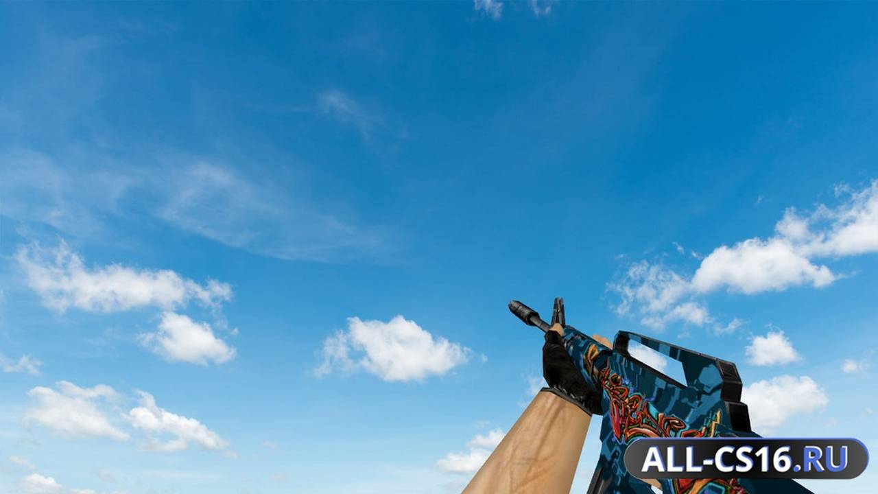 Модель оружия для CS 1.6 - M4A1 Default M4A1 | Шедевр