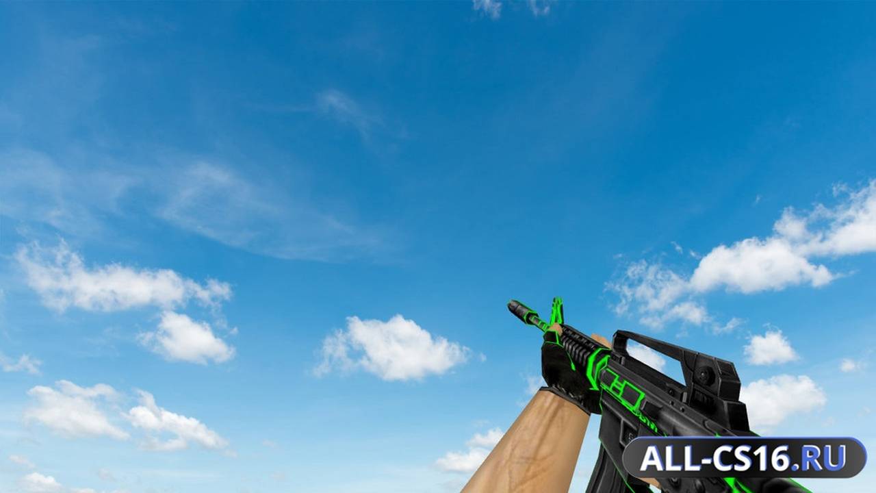 Модель оружия для CS 1.6 - M4A1 Default M4A1 MX