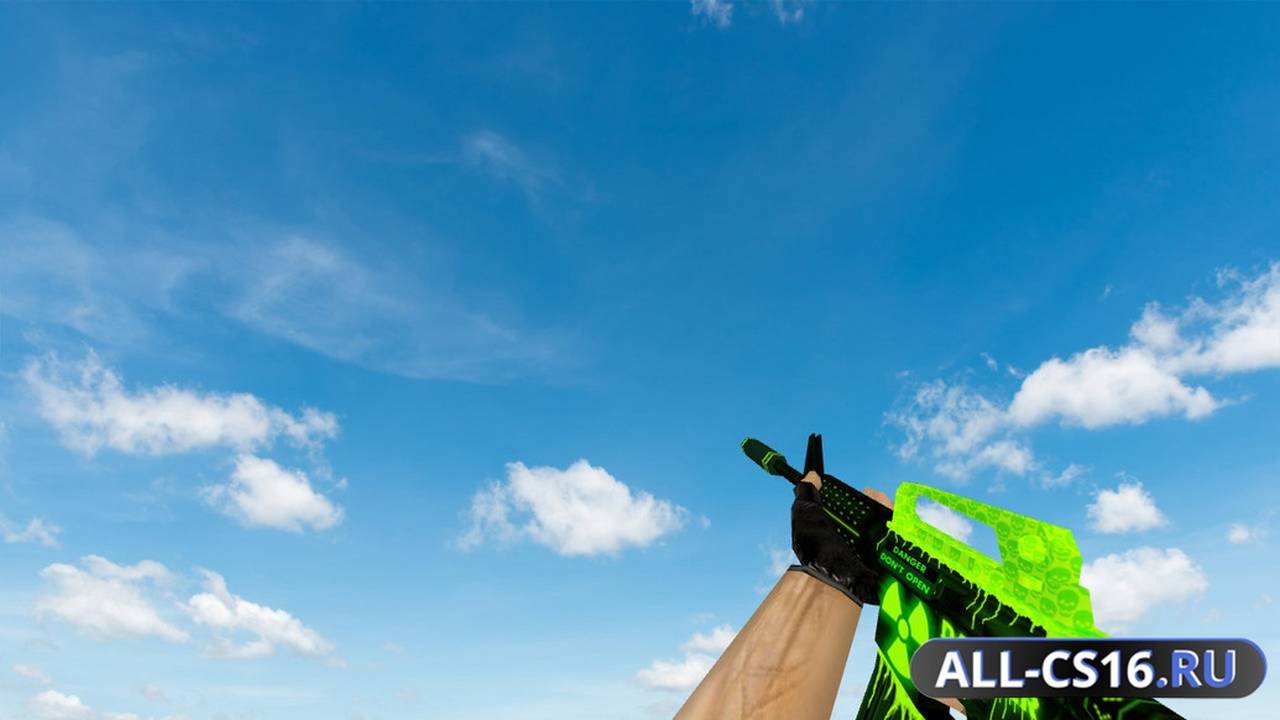 Модель оружия для CS 1.6 - M4A1 Default M4A1 Nuclear Leek