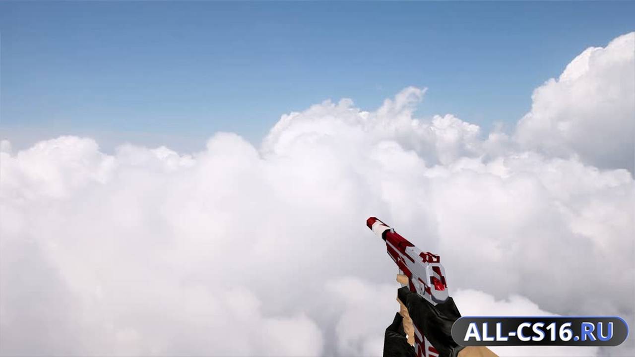 Модель оружия для CS 1.6 - USP Default USP Red Destiny