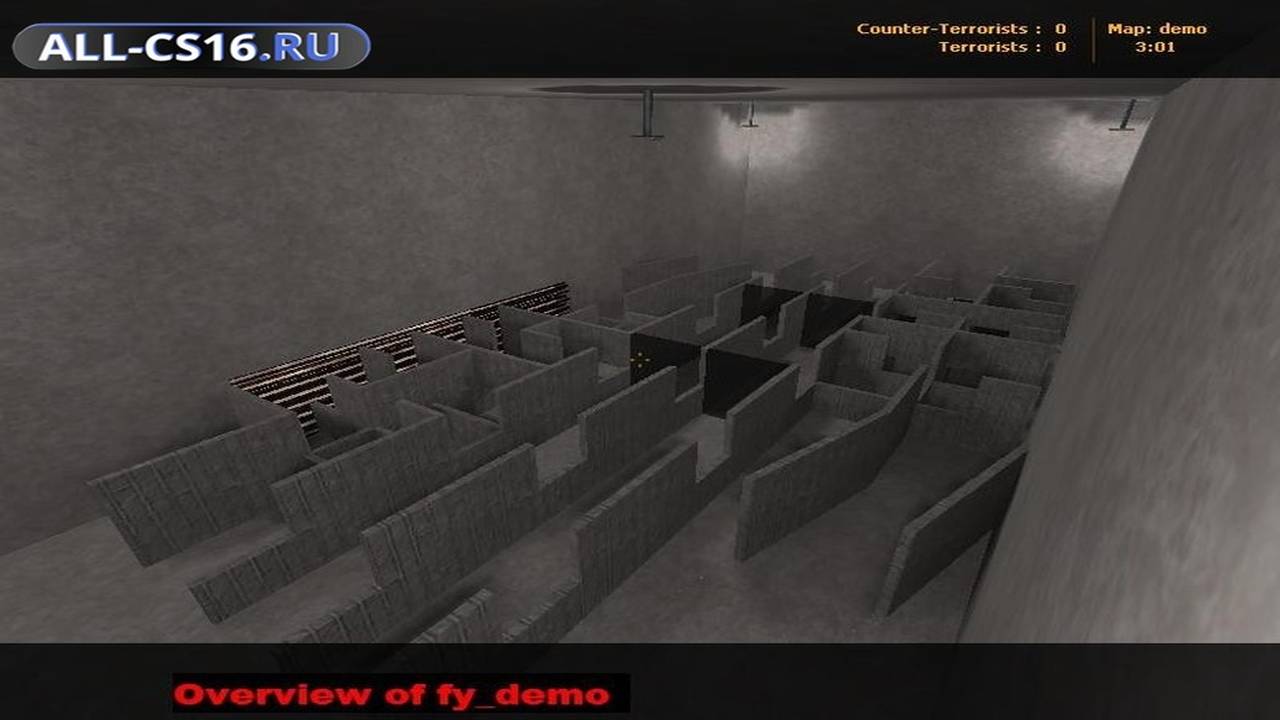 Карта «demo» для CS 1.6 для CS 1.6
