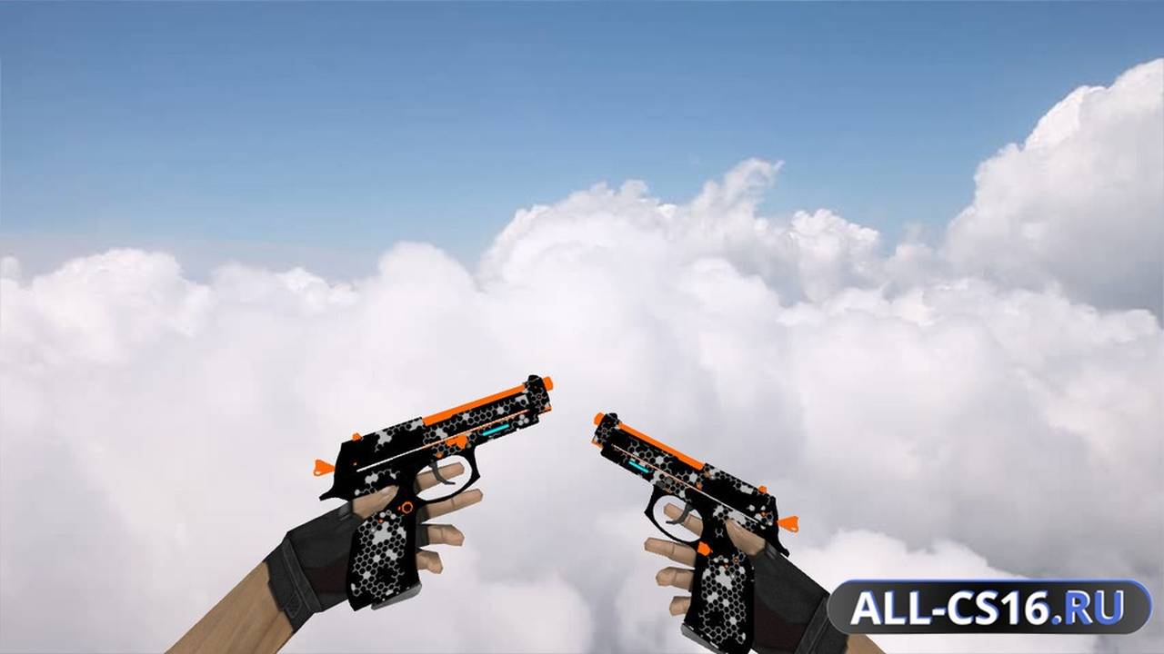 Модель оружия для CS 1.6 - Dual-Elites Dual Berettas Next Technology