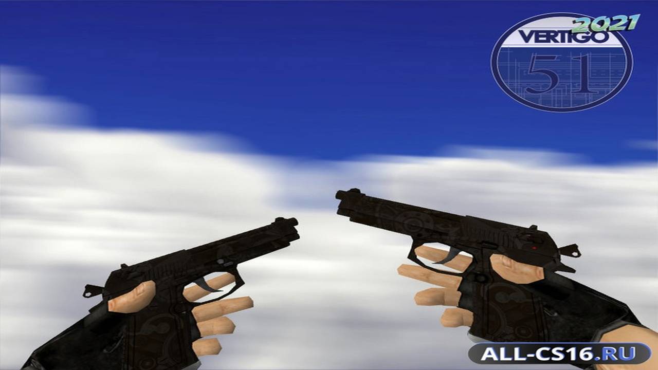 Модель оружия для CS 1.6 - Dual-Elites Dual Berettas | Замена масла (Oil Change)