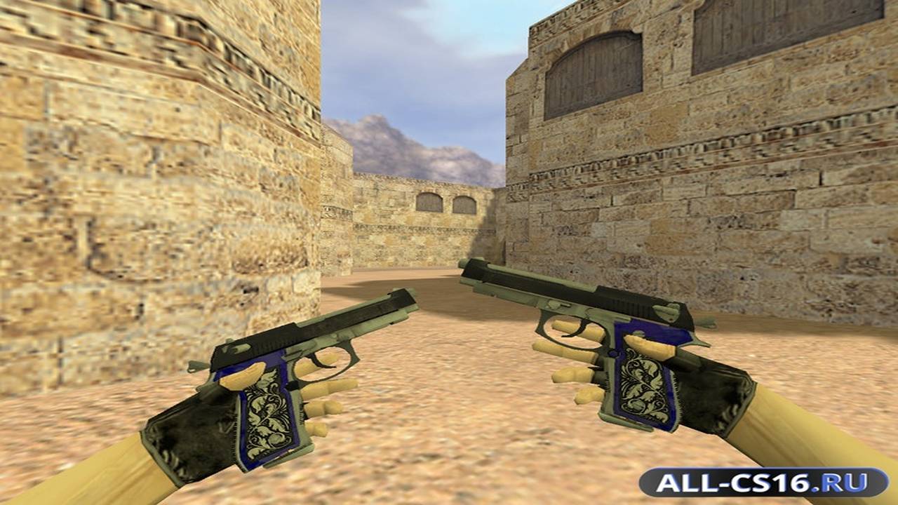 Модель оружия для CS 1.6 - Dual-Elites Dual Elites Дуэлист