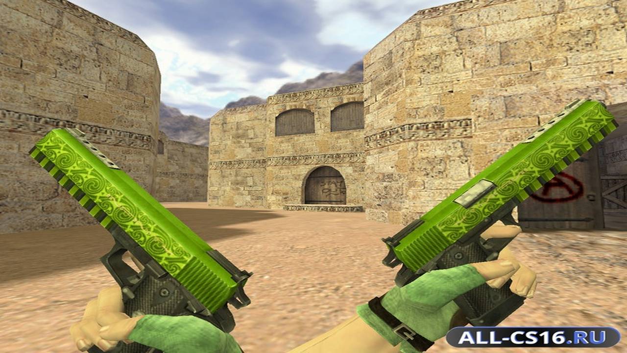 Модель оружия для CS 1.6 - Dual-Elites Dual Elites Двойное отравление