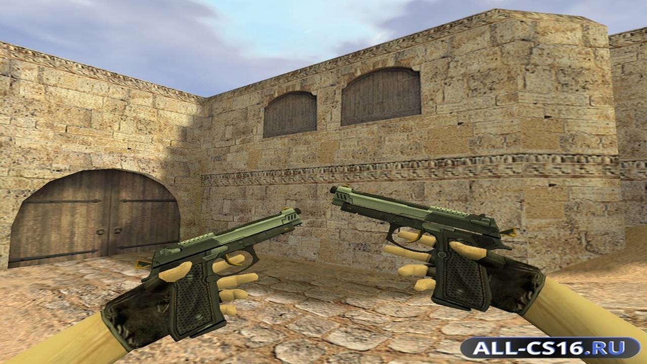 Модель оружия для CS 1.6 - Dual-Elites Dual Elites Духовики