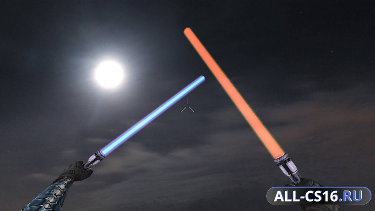 Модель оружия для CS 1.6 - Dual Lightsaber BO