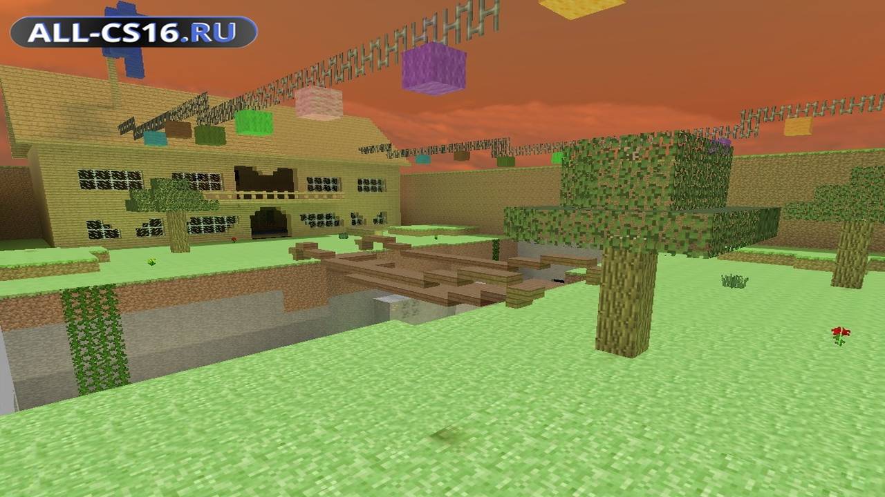 Карта «efk_minecraft» для CS 1.6 для CS 1.6