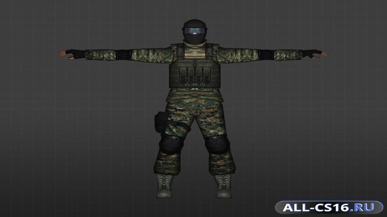 Модель игрока для CS 1.6 - Элитный солдат