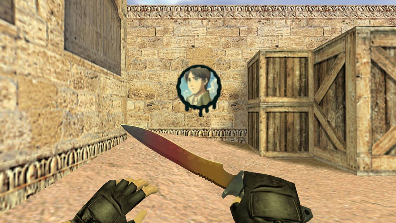 Граффити для CS 1.6 - Эрен Йегер