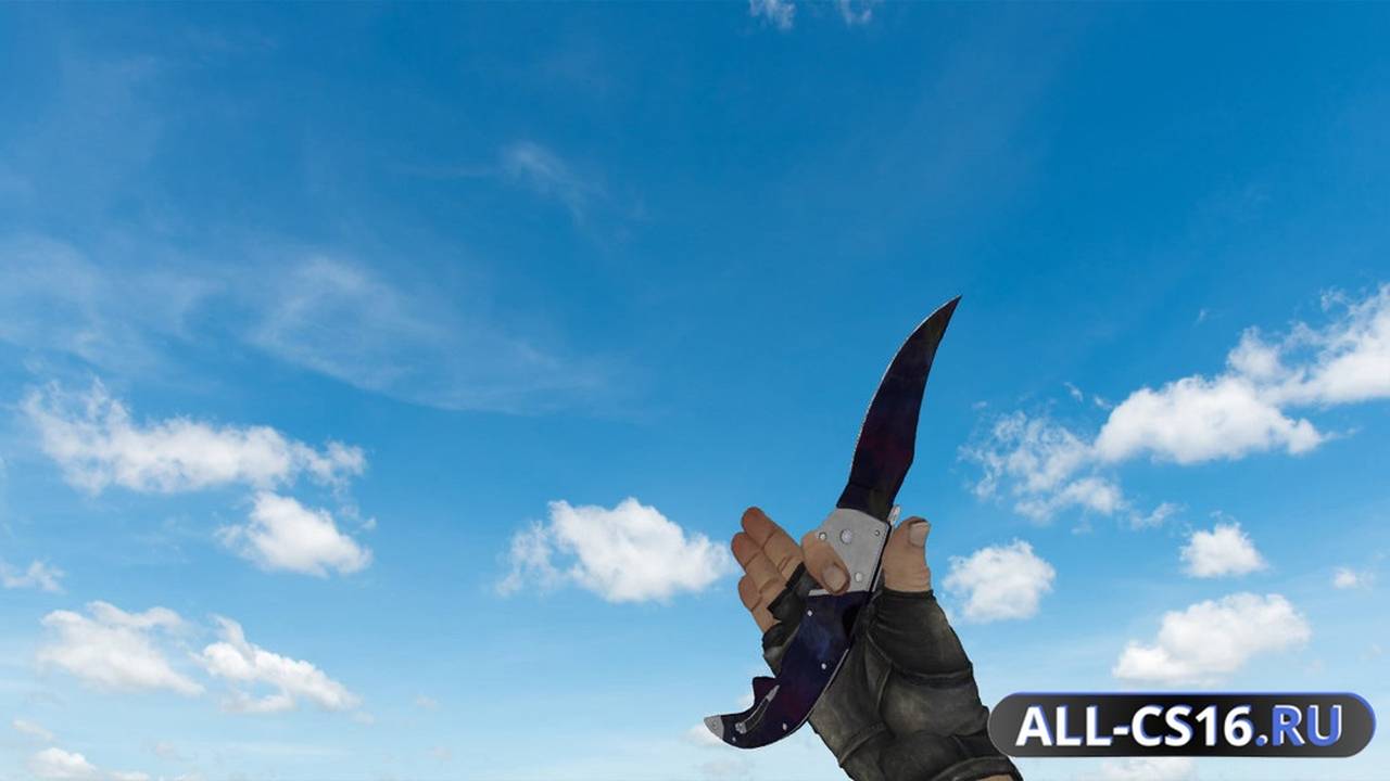 Модель оружия для CS 1.6 - Falchion Black Pearl