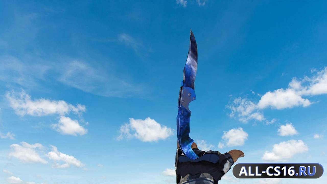 Модель оружия для CS 1.6 - Falchion Doppler Blue