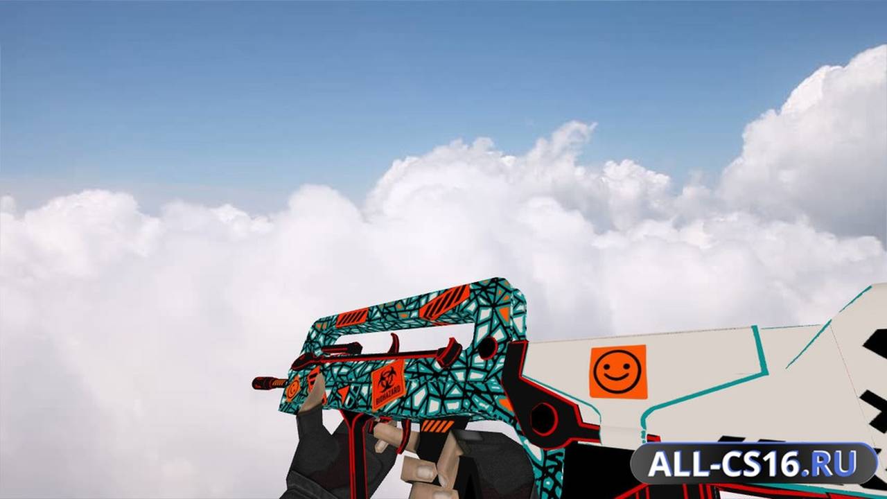 Модель оружия для CS 1.6 - Famas Famas Angry Emoji