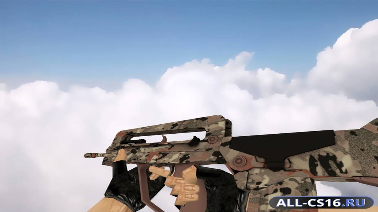 Модель оружия для CS 1.6 - Famas FAMAS | Калифорнийский камуфляж (CaliCamo)