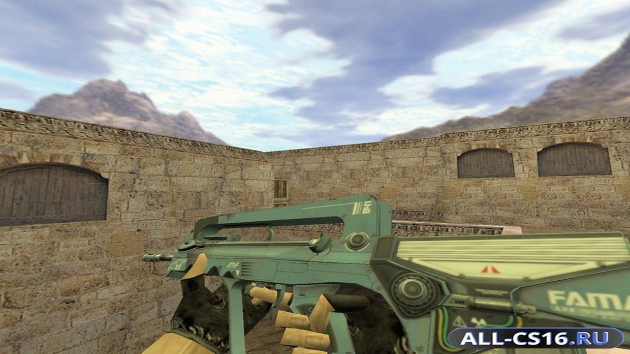 Модель оружия для CS 1.6 - Famas Famas Небесный сокол