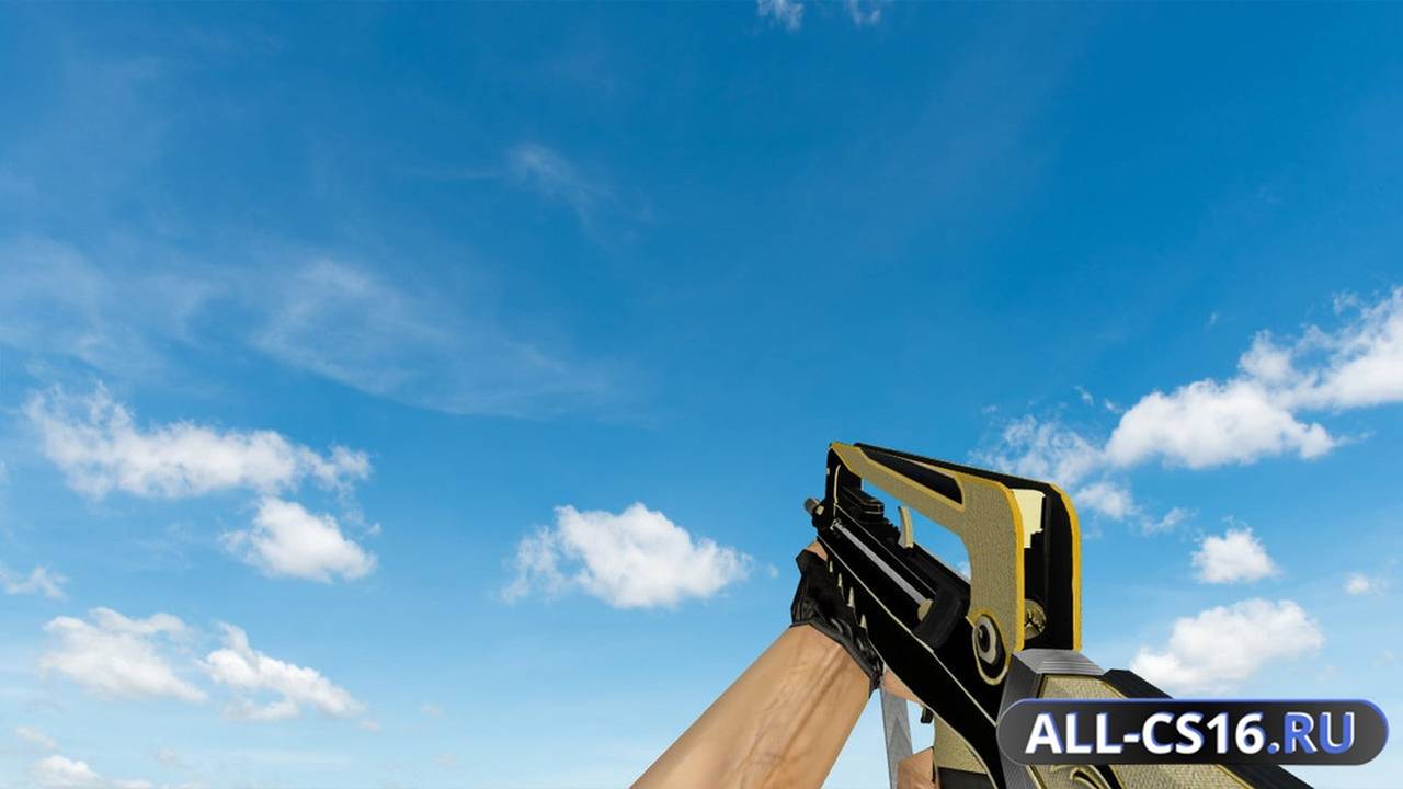 Модель оружия для CS 1.6 - Famas Famas Gold Legend