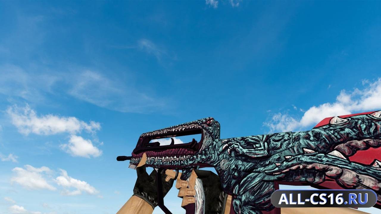 Модель оружия для CS 1.6 - Famas Famas Man-Eater
