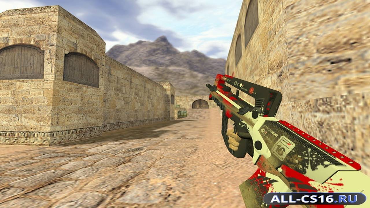 Модель оружия для CS 1.6 - Famas Famas Защитный каркас