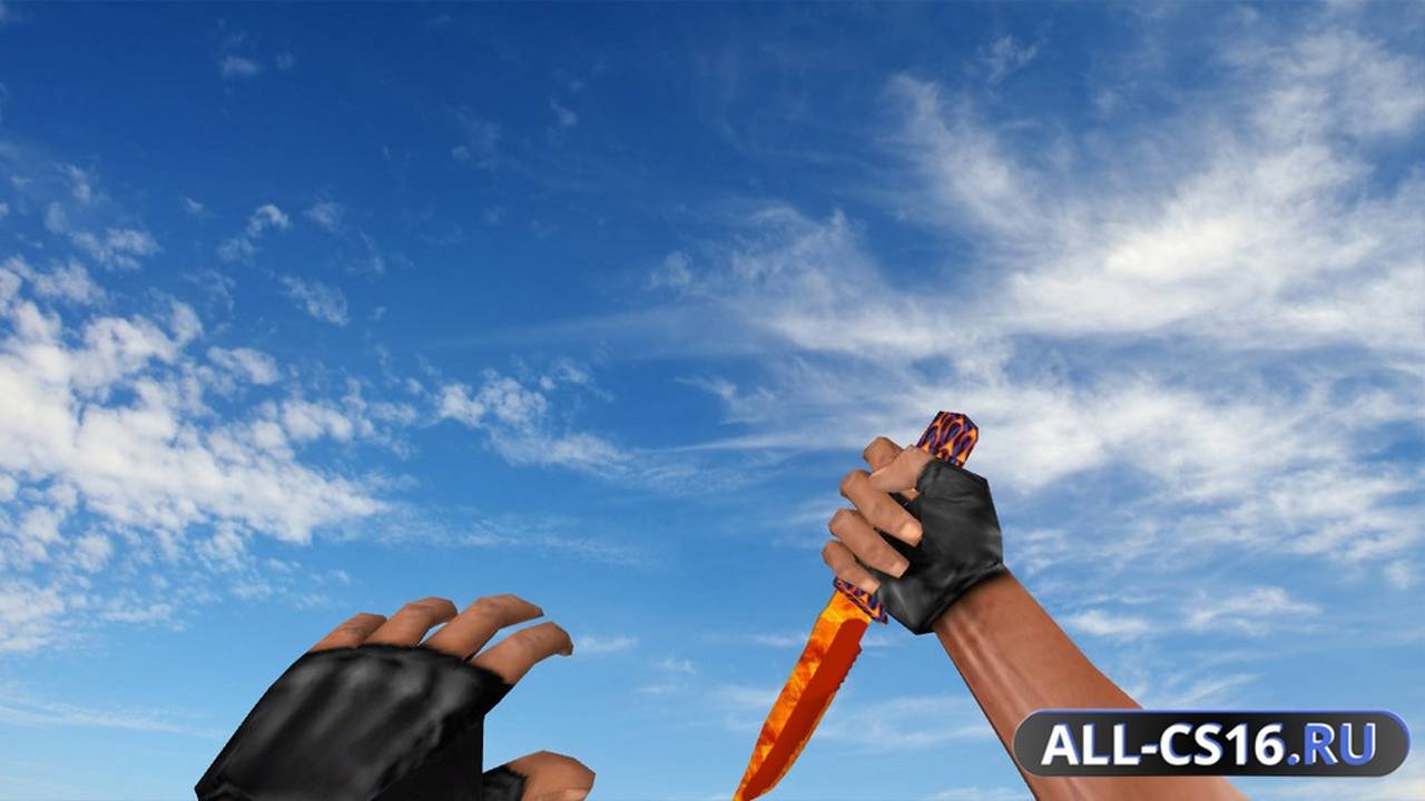 Модель оружия для CS 1.6 - Fire Knife
