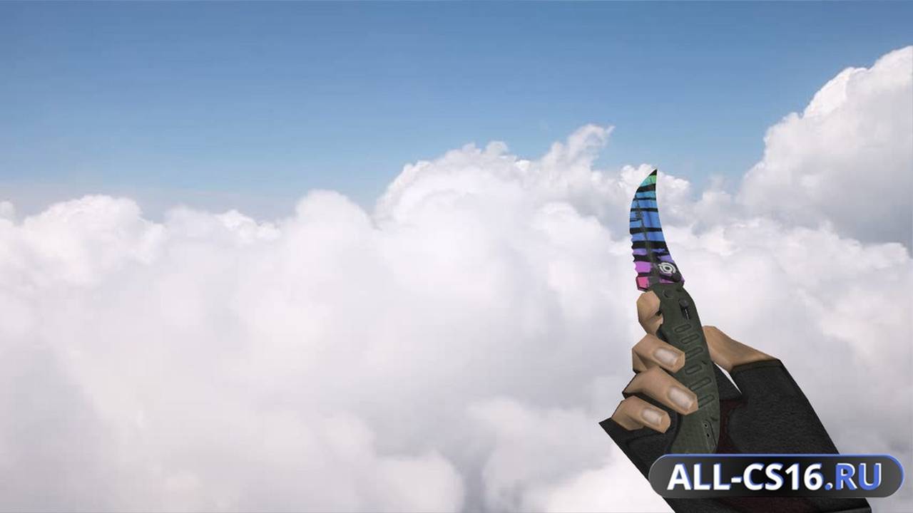 Модель оружия для CS 1.6 - Flip Knife Superfurry