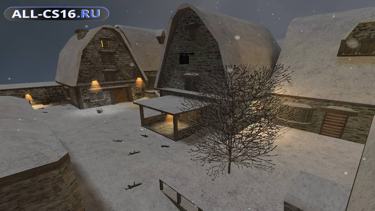 Карта «fy_17b_snow_village» для CS 1.6 для CS 1.6