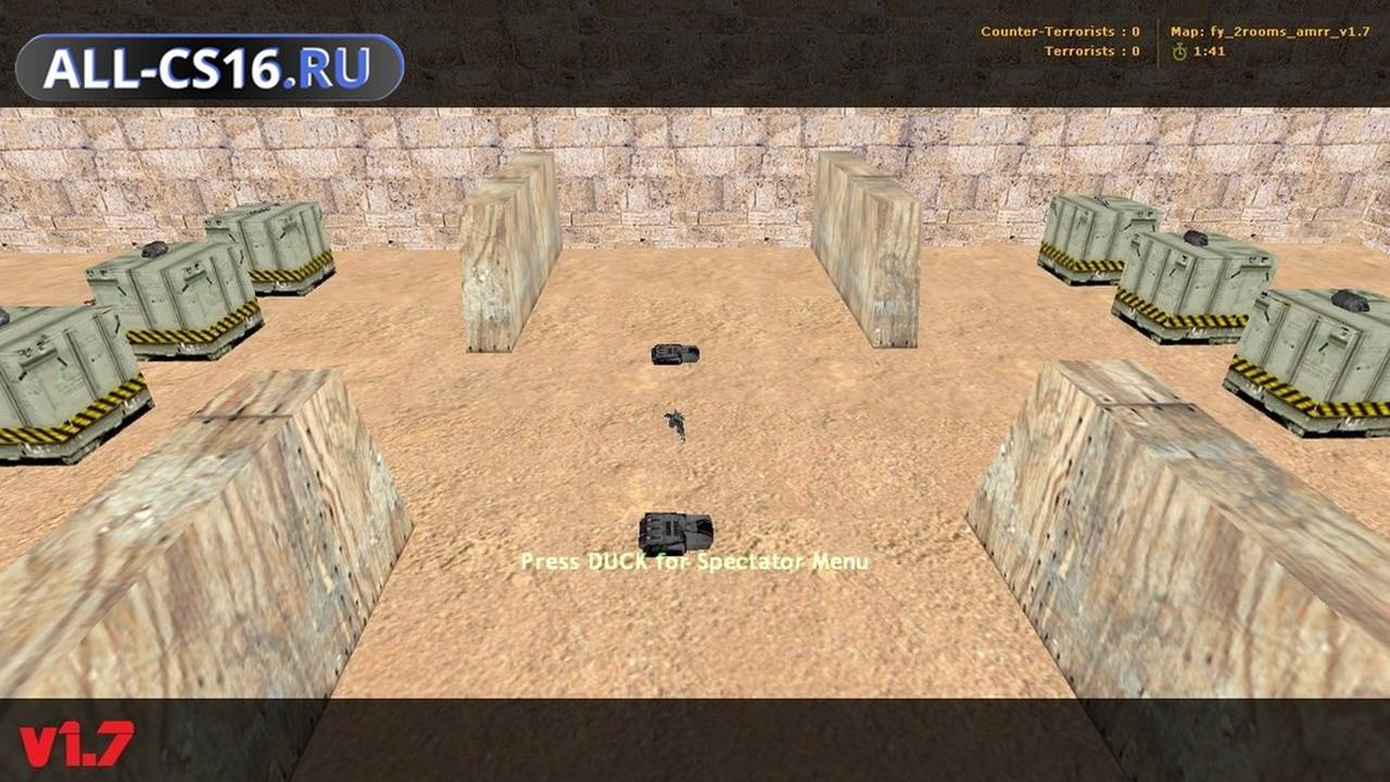 Карта «fy_2rooms_amrr_v1.5» для CS 1.6 для CS 1.6