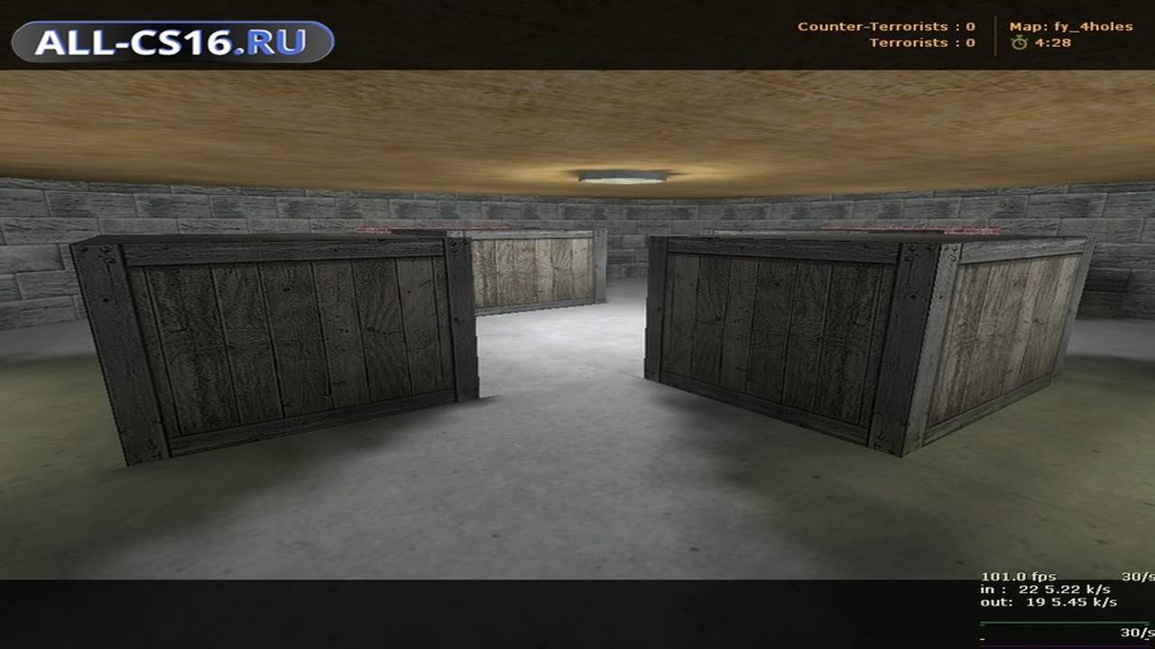 Карта «fy_4holes» для CS 1.6 для CS 1.6