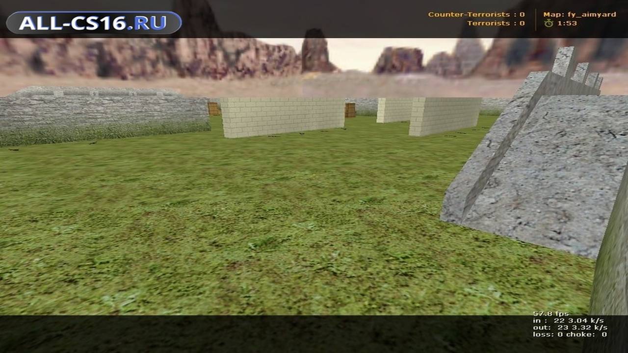 Карта «fy_aimyard» для CS 1.6 для CS 1.6