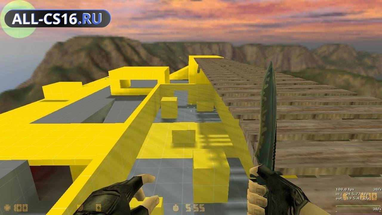 Карта «fy_ak_yellow» для CS 1.6 для CS 1.6