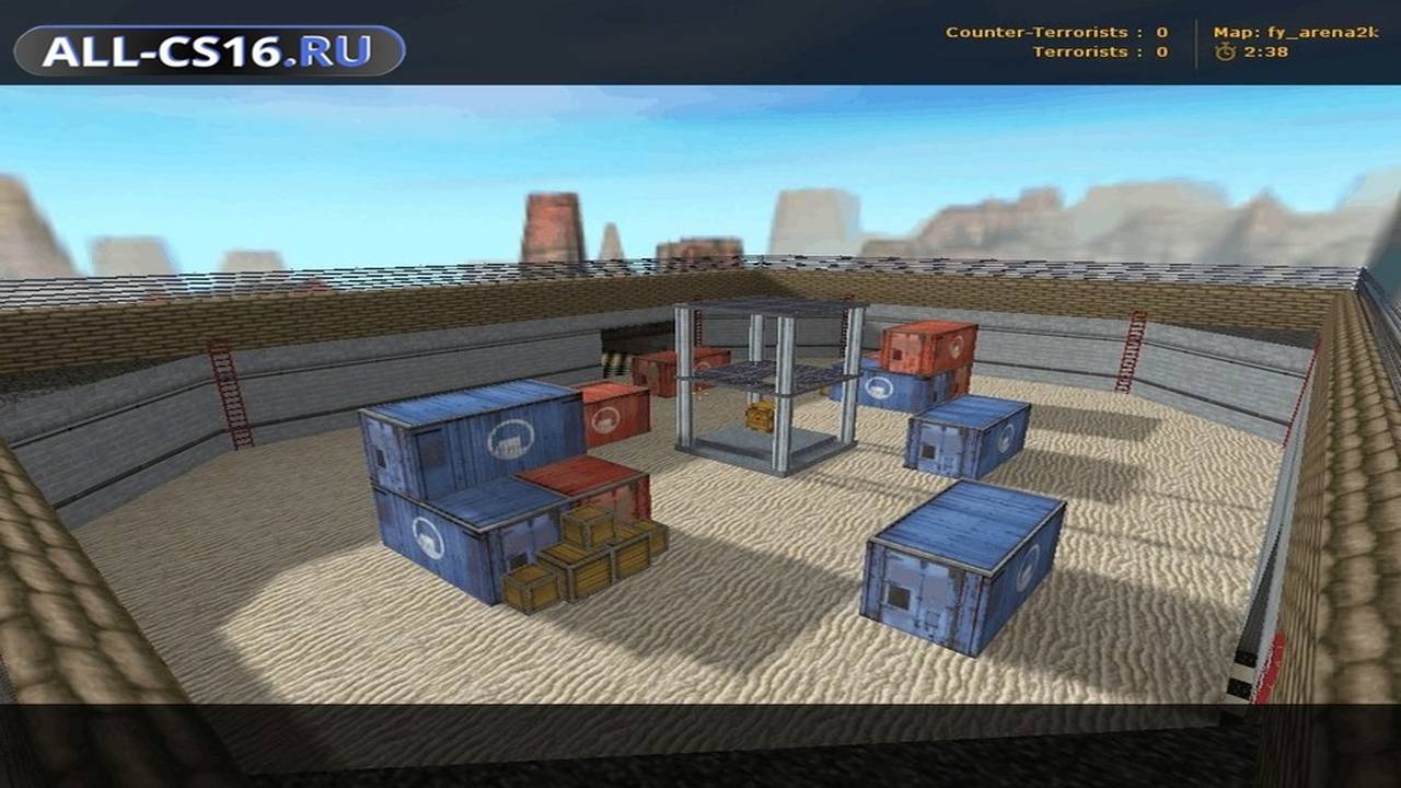 Карта «fy_arena2k» для CS 1.6 для CS 1.6
