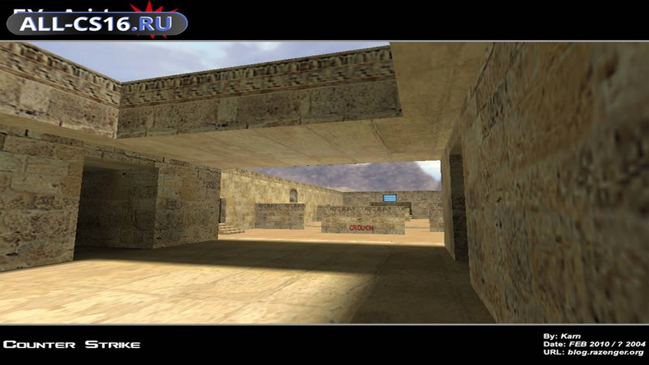 Карта «fy_arid» для CS 1.6 для CS 1.6