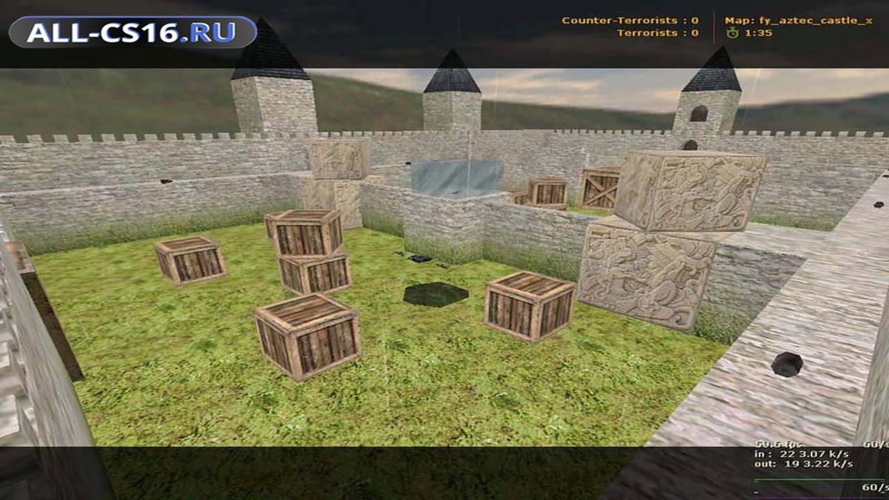 Карта «fy_aztec_castle_x» для CS 1.6 для CS 1.6